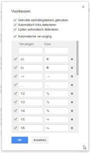 schrijffouten voorkomen met automatisch vervangen